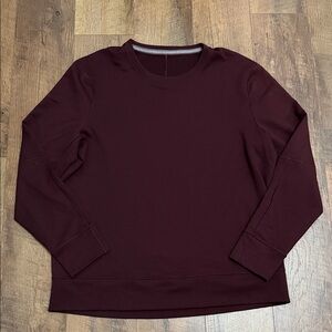 Lululemon Athletica burgundy Textured Top